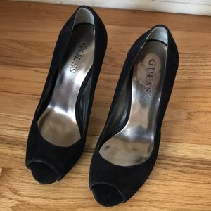 Guess black heels